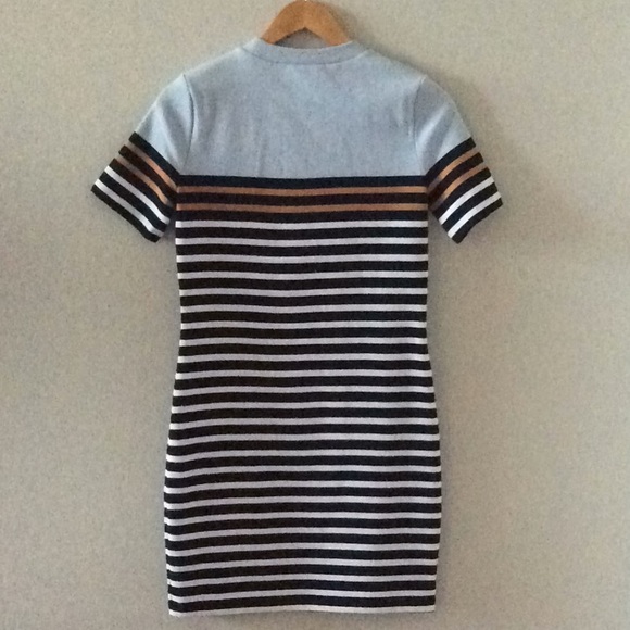 NWOT T Alexander Wang Striped T-Shirt Dress - Picture 3 of 5